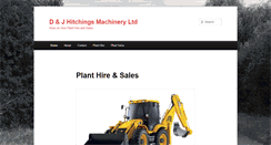 Desktop Screenshot of djhitchingsmachinery.com