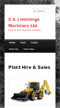 Mobile Screenshot of djhitchingsmachinery.com